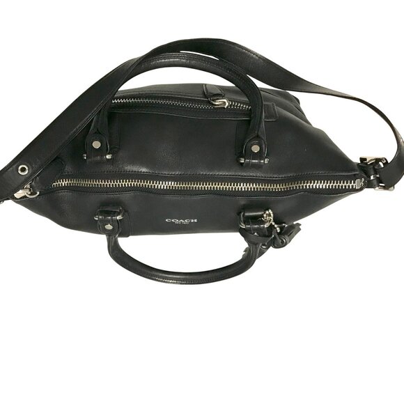 Coach Legacy Molly Black Leather Tote Shoulder Handbag EUC - Picture 4 of 10